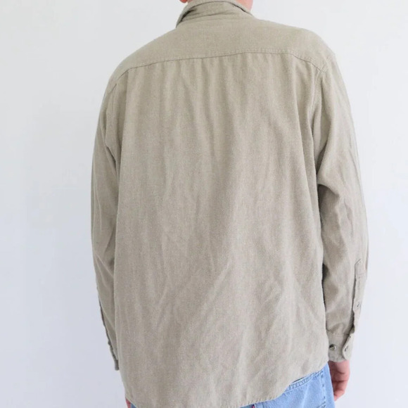 Redhead Brand Tan Cotton Up Outdoor Gorpcore Dress Shirt Size Large - Picture 2 of 11